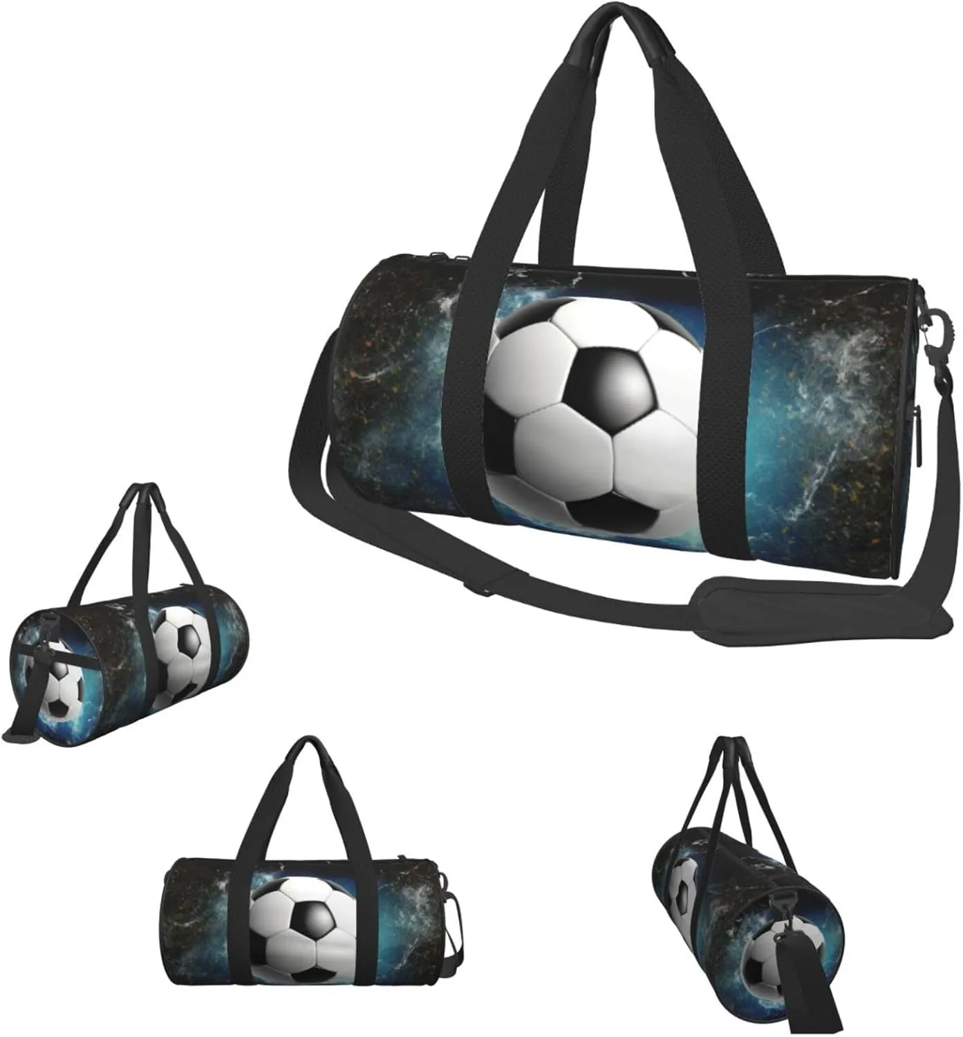 Duffel Bag for Men Women Small Gym Bag Soccer Sport Travel Duffel Bag Waterproof Overnight Bag for Sports Workout