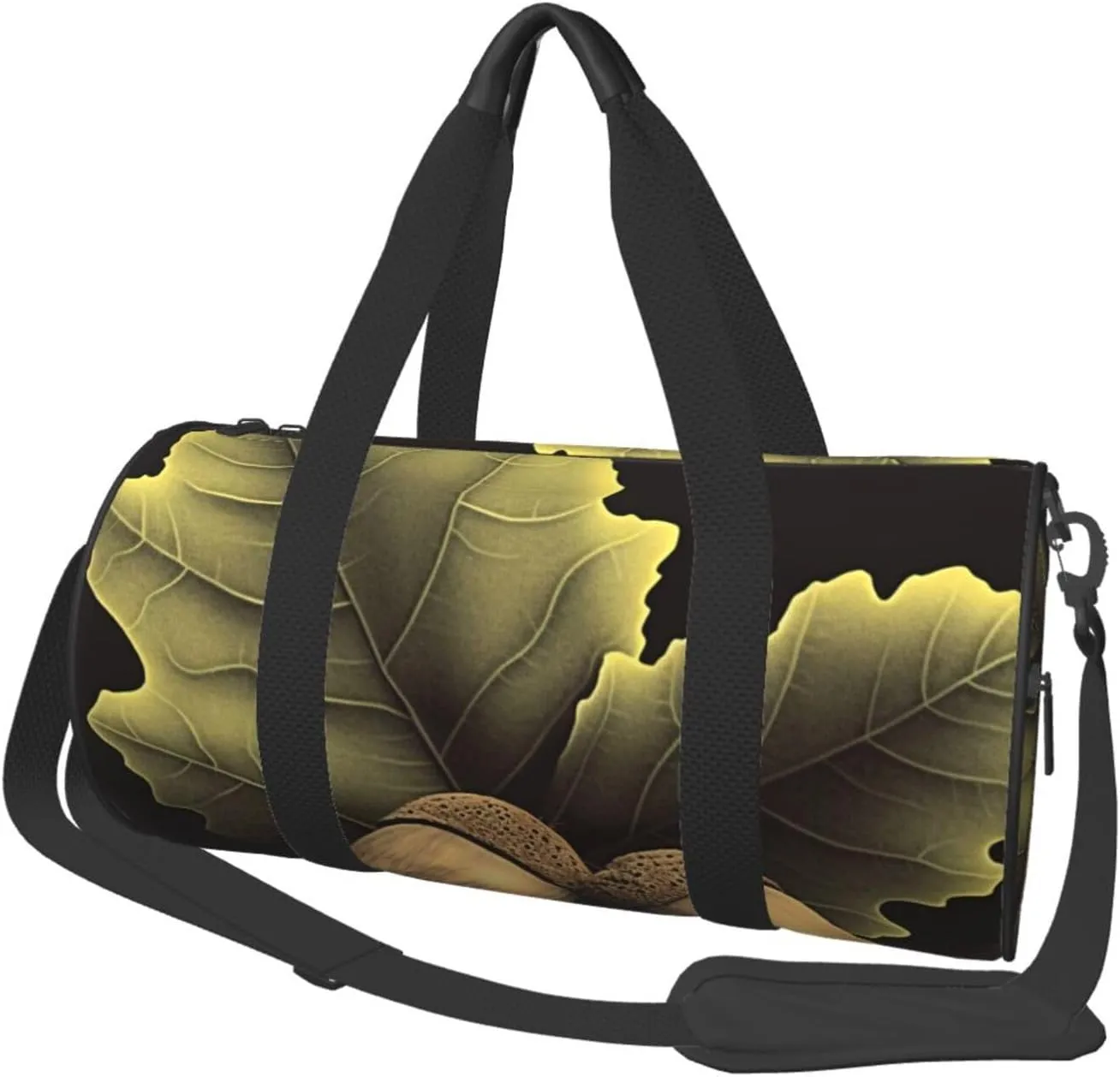 Duffel Bag for Men Women Small Gym Bag Two acorns Travel Duffel Bag Waterproof Overnight Bag for Sports Workout