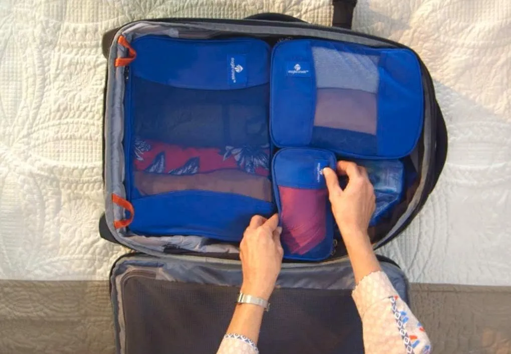 Eagle Creek Pack-It Original Packing Cubes - Durable Organizer Bags for Luggage with Rugged Dual Zippers and Top Grab Handle