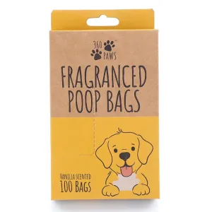 EcoBag - 100 Pack Scented Doggy Bags - Vanilla Scented - Leak Resistant, Recyclable, Eco-Friendly & Durable
