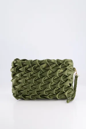 Elegance Clutch Olive Green
