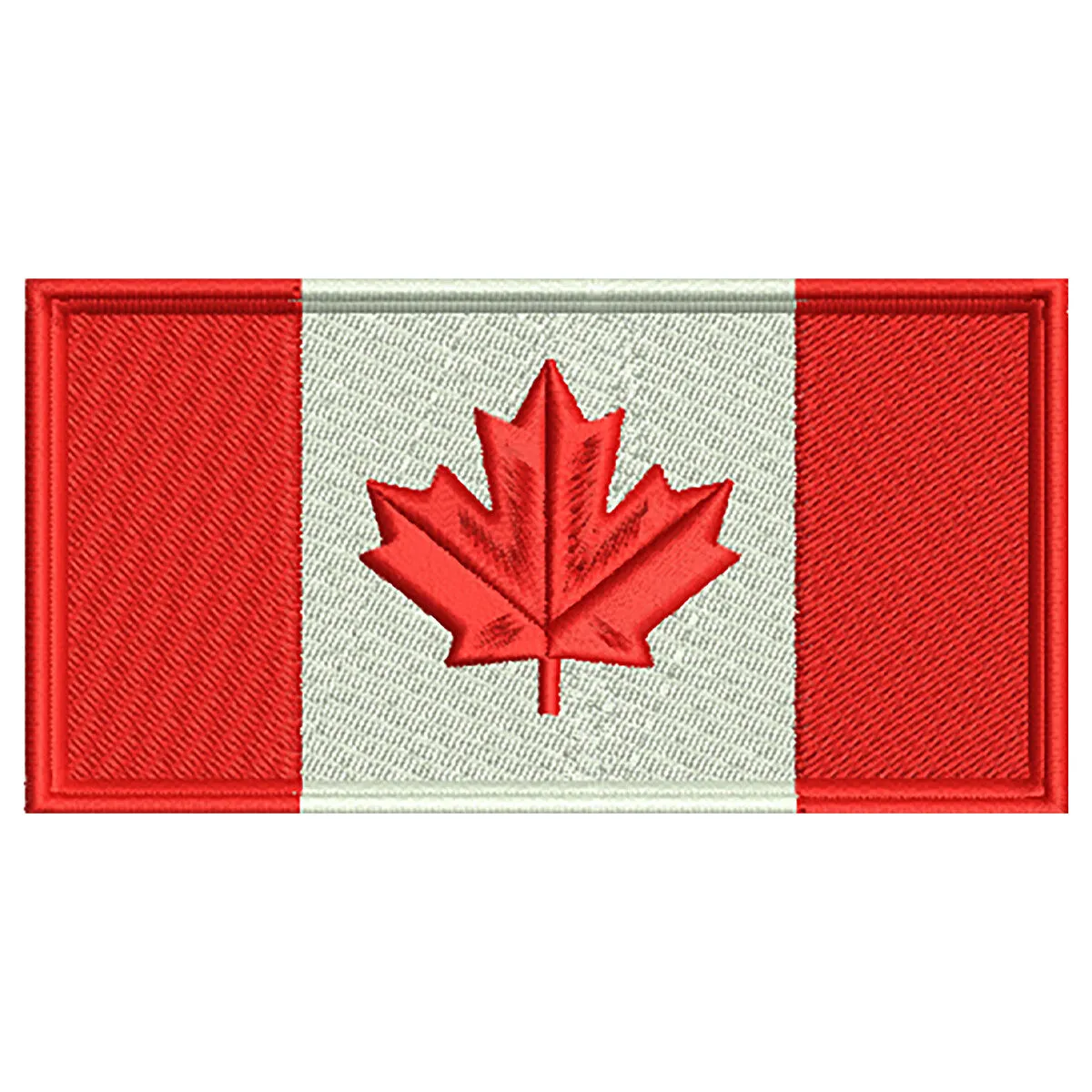Embroidered Canadian Flags with Velcro