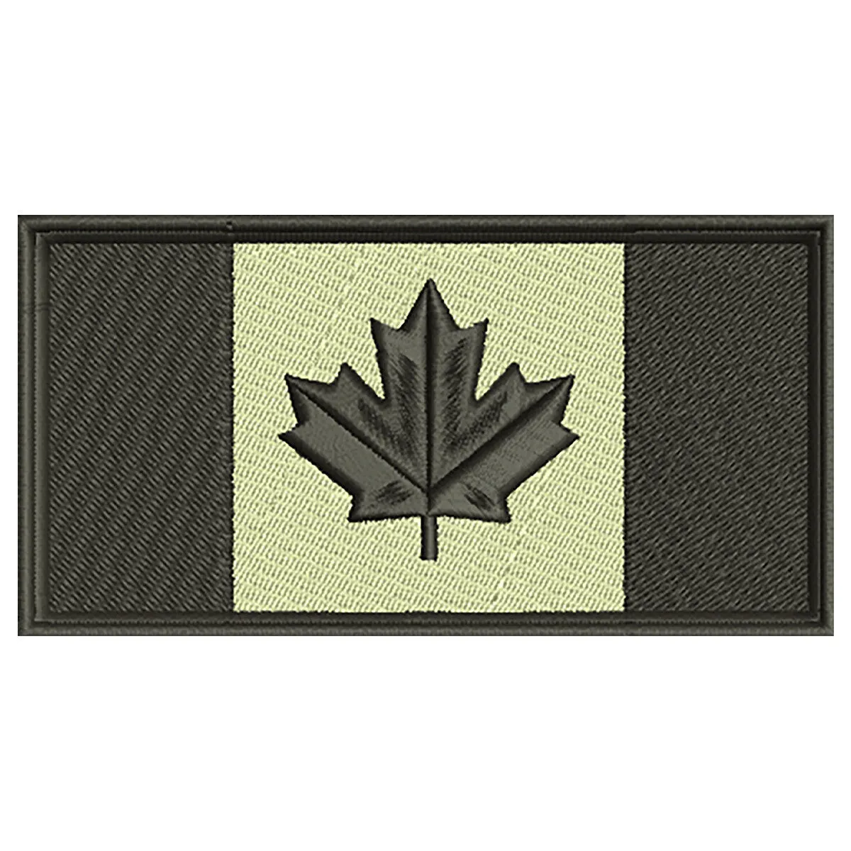 Embroidered Canadian Flags with Velcro