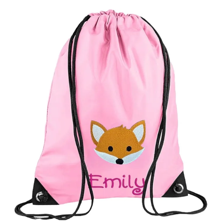 Embroidered PE bag - Fox