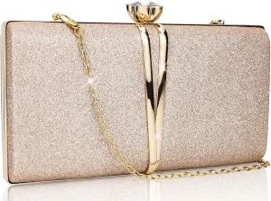 Evening Bag Small Clutch Purses Leopard Purse Formal Wedding Handbag for Women Fashion Crossbody Bags With Chain