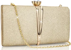 Evening Bag Small Clutch Purses Leopard Purse Formal Wedding Handbag for Women Fashion Crossbody Bags With Chain