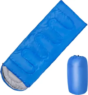 EVTSCAN Portable Camping Sleeping Bag, 71x21 inch Ultralight Envelope Sleeping Bag, Warm and Comfortable Cotton Filled, with Carry Bag for All Seasons Camping Backpacking Hiking