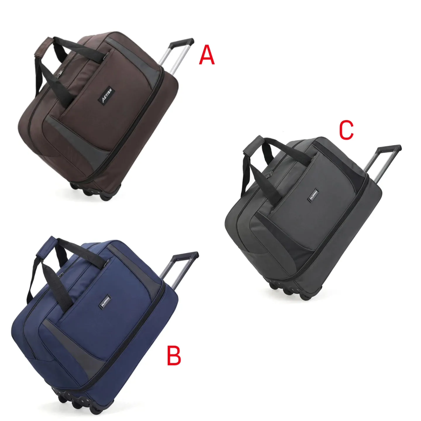 Expandable trolley bags