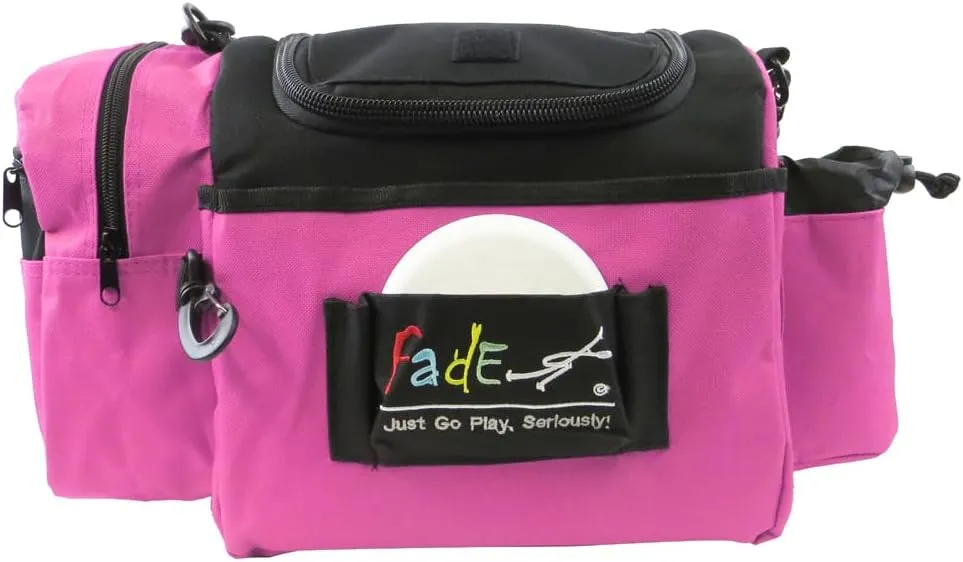 Fade Crunch Disc Golf Bag – Lightweight, Durable, and Insulated Shoulder Bag for All Skill Levels - Practice Bag - Lightweight Bag for night golf