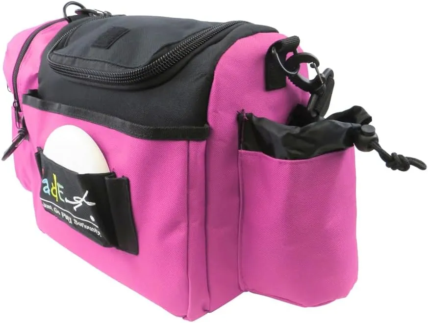 Fade Crunch Disc Golf Bag – Lightweight, Durable, and Insulated Shoulder Bag for All Skill Levels - Practice Bag - Lightweight Bag for night golf