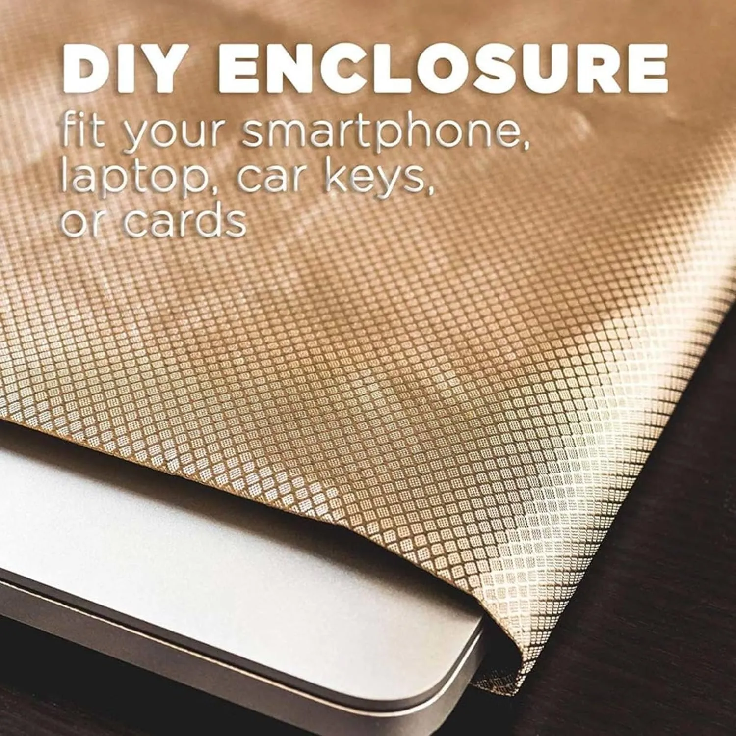 Faraday Fabric EMP Proof Faraday Cloth Faraday Cage for Generator Shielding Fabric for Microwave, Card Bag Cloth, Electronic Products,silver-5x1.1m
