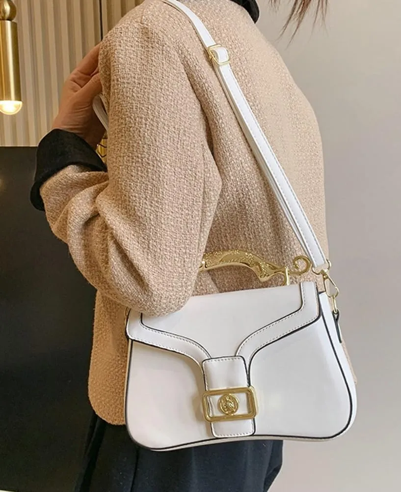 Fashion PU Leather Handbag for Women Small Y2k Tote Bags Satchel Purses Shoulder Crossbody Bag Hobo Clutch