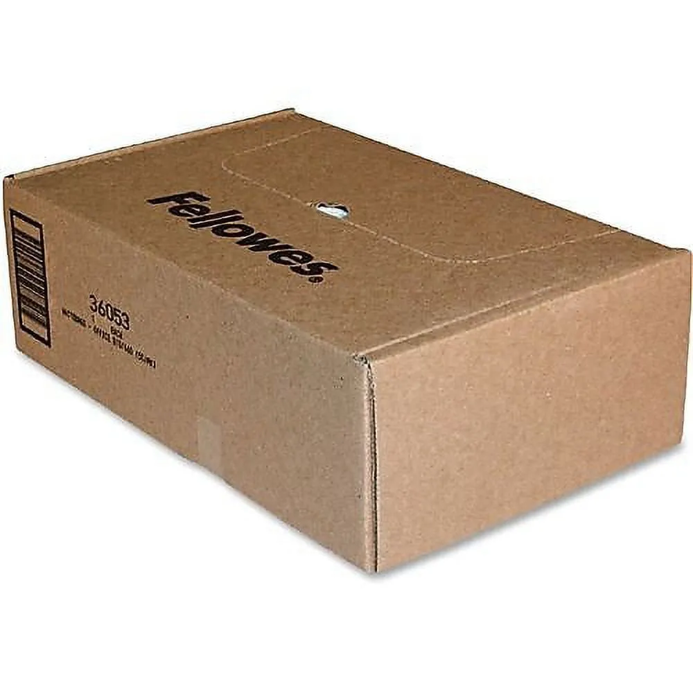 Fellowes Shredder Waste Bags, 9 gal Capacity, 100/Carton (36053)