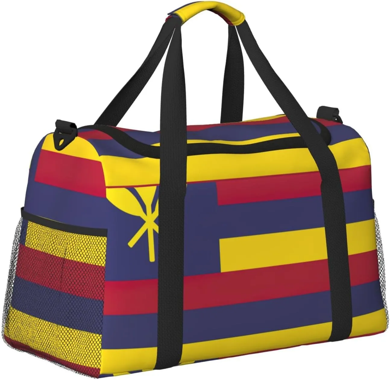 Flag Of The Kingdom Of Hawaii Travel Bag, Weekender Bags For Women Men For Outdoor Adventures, Ideal For Camping And Hiking