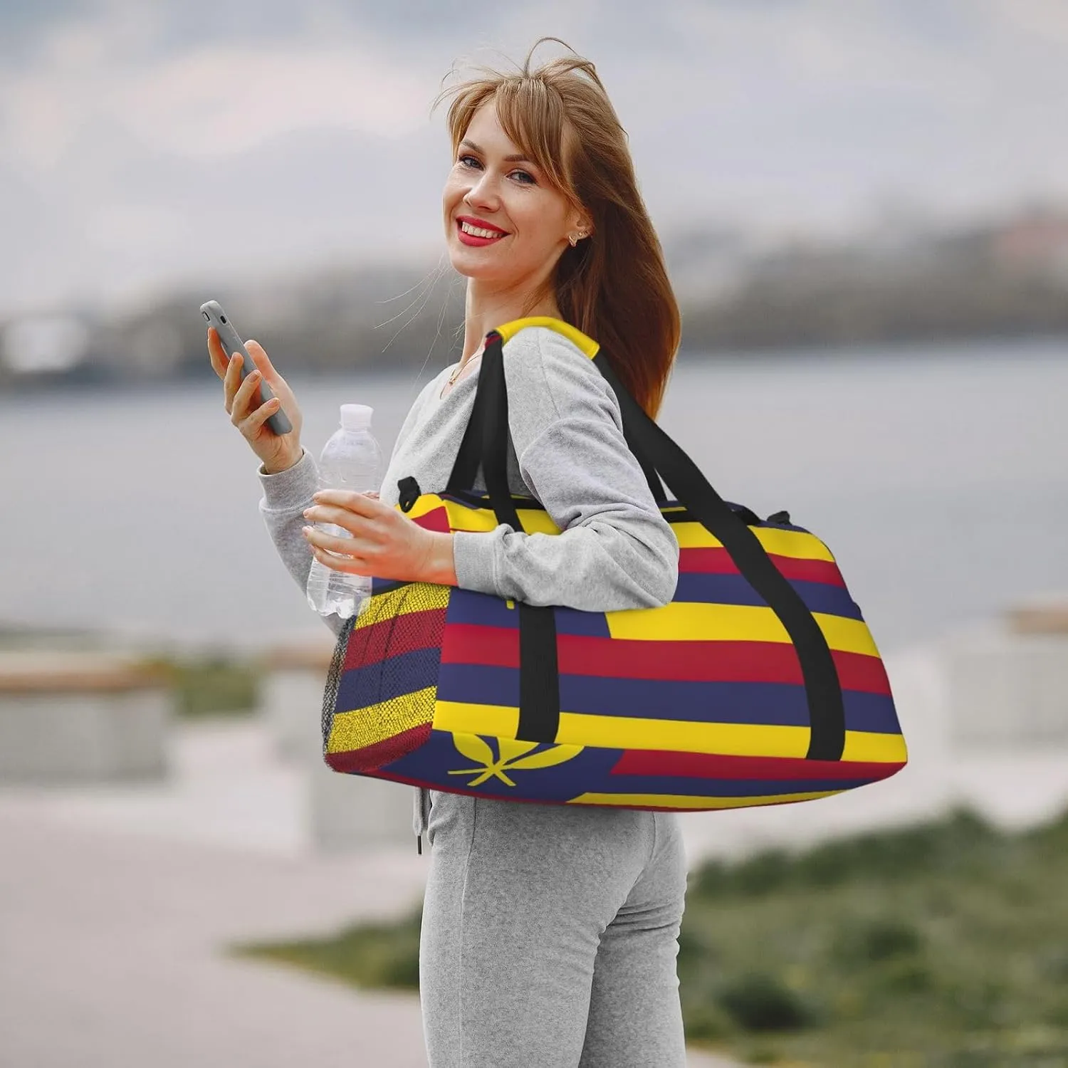Flag Of The Kingdom Of Hawaii Travel Bag, Weekender Bags For Women Men For Outdoor Adventures, Ideal For Camping And Hiking