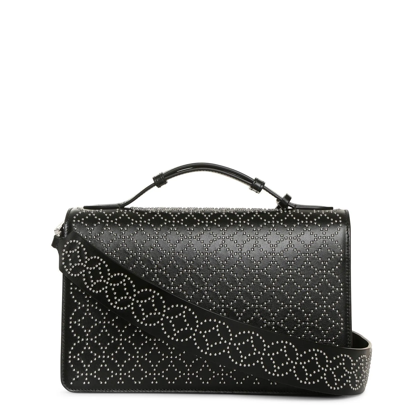 Franca Medium black studded bag