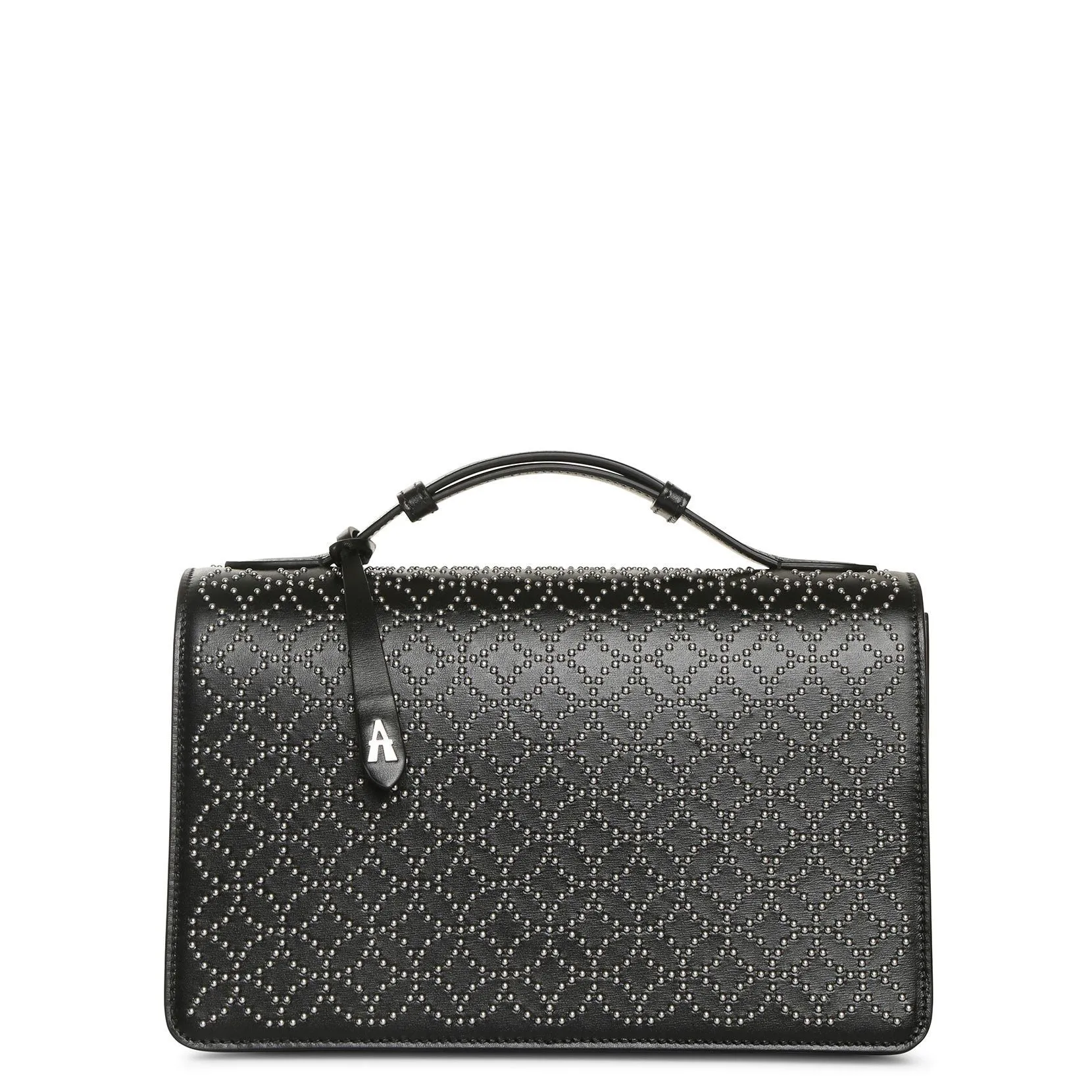 Franca Medium black studded bag