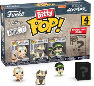 Funko Bitty POP! Avatar: The Last Airbender and A Surprise Mystery Mini Figure - 0.9 Inch (2.2 Cm) Collectable - Stackable Display Shelf Included - Gift Idea - Party Bags Stocking - Cake Topper