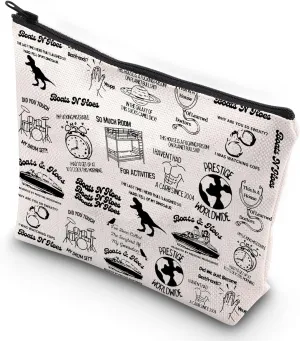 G2TUP Sarcastic Brother Makeup Organizer Bag Dale Doback Quotes Gift For Brothers Travel Toiletry Bag (Brothers Makeup Bag)