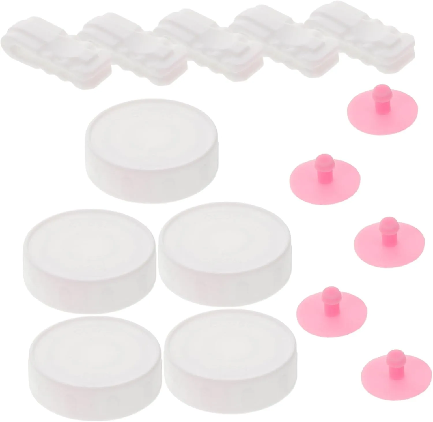 Garneck 1Set Seal Strips Compression Plugs Bag Mouth Clips for Efficient Storage Reliable Locking Mechanism Enhanced Convenient Use