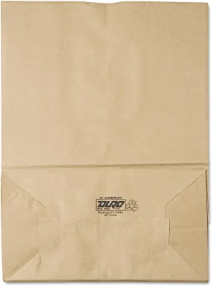 General SK1675 1/6 BBL Paper Grocery Bag, 75lb Kraft, Standard 12 x 7 x 17, 400 bags