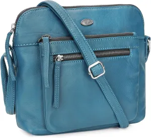 Genuine Leather Crossbody Bags for Women, Premium Handmade Leather Purses - Shoulder Handbags, Adjustable Strap