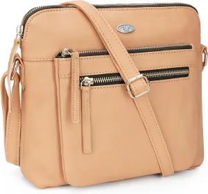 Genuine Leather Crossbody Bags for Women, Premium Handmade Leather Purses - Shoulder Handbags, Adjustable Strap