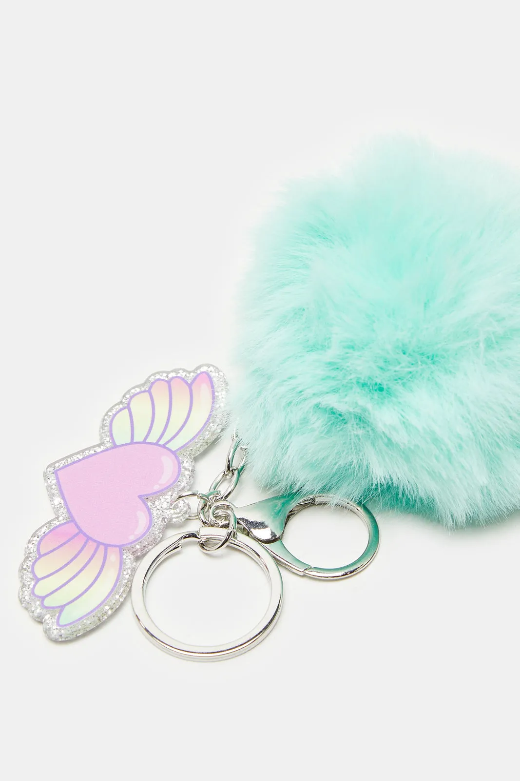 Girls Blue Embellished Key Chain