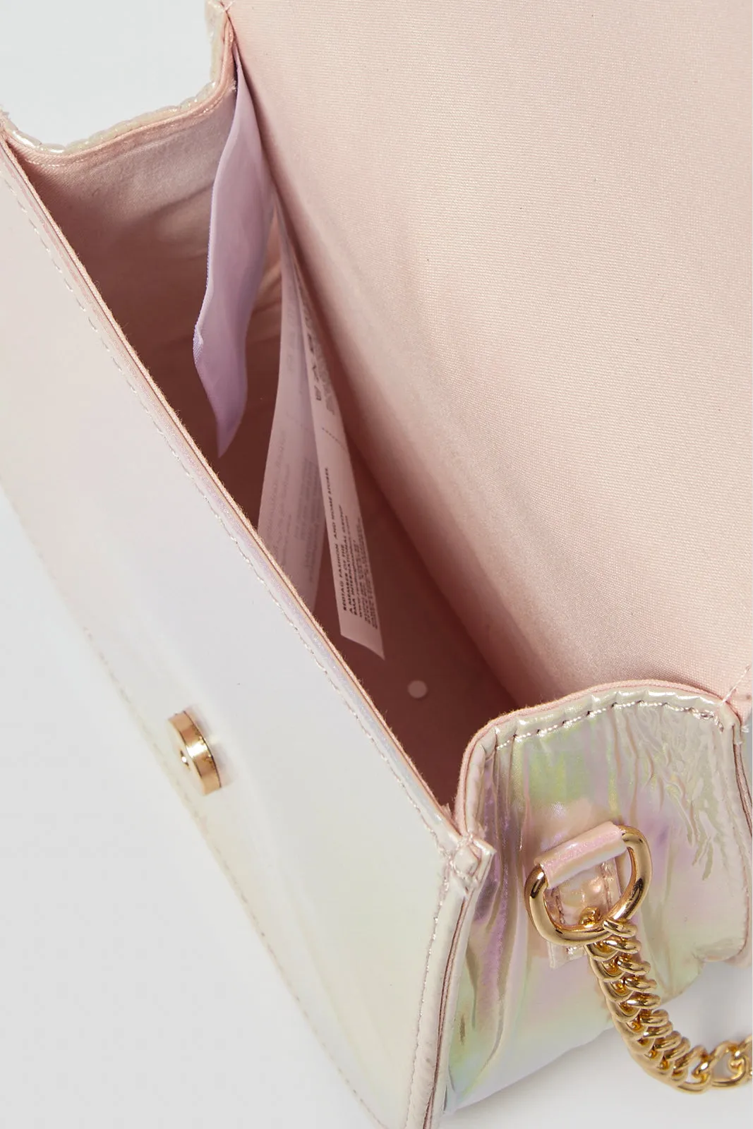 Girls Pink Embellished Crossbody Bag