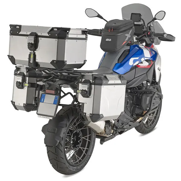 Givi Trekker Outback Evo Smart 58 lt Top Box Anodized