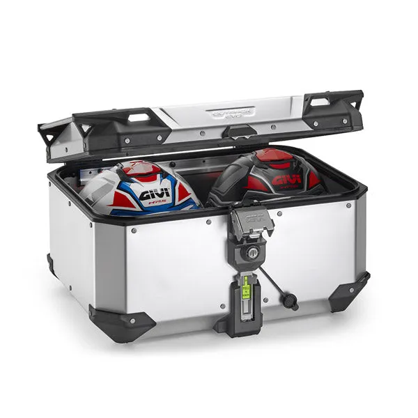 Givi Trekker Outback Evo Smart 58 lt Top Box Anodized