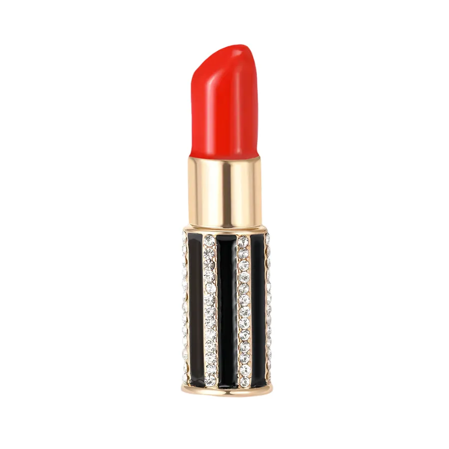 Glam Slam Lipstick Brooch