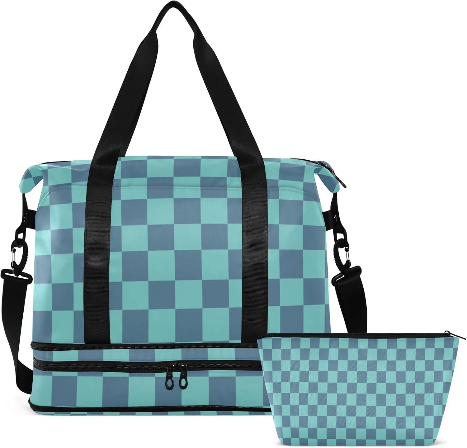 Gym Bag for Women with Toiletry Bags Large Overnight Bags Travel Duffel Bag Carry On Shoulder for Women Airplane Traveling Multicolor 4