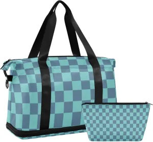Gym Bag for Women with Toiletry Bags Large Overnight Bags Travel Duffel Bag Carry On Shoulder for Women Airplane Traveling Multicolor 4