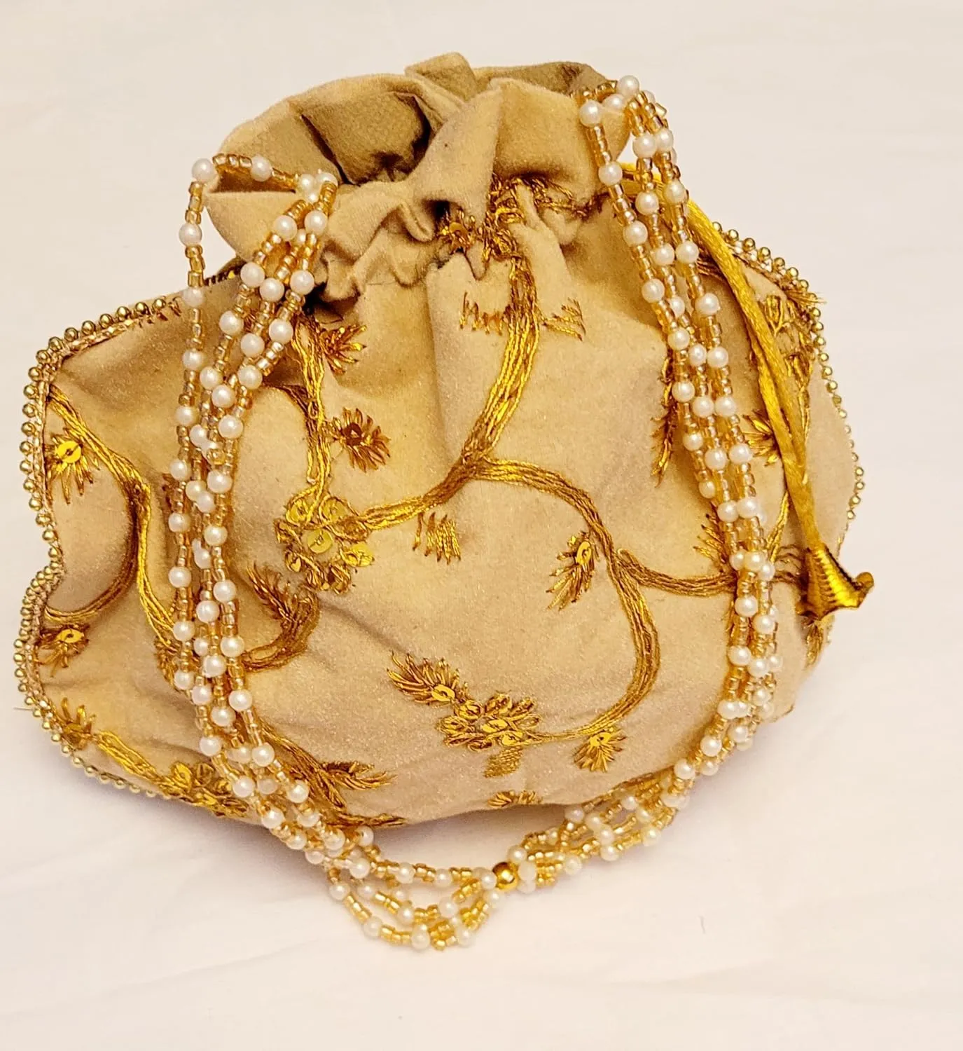 Handcrafted Women Potli Bag Purse Handbag Indian velvet Party Wedding Clutch Bag Traditional Return gift