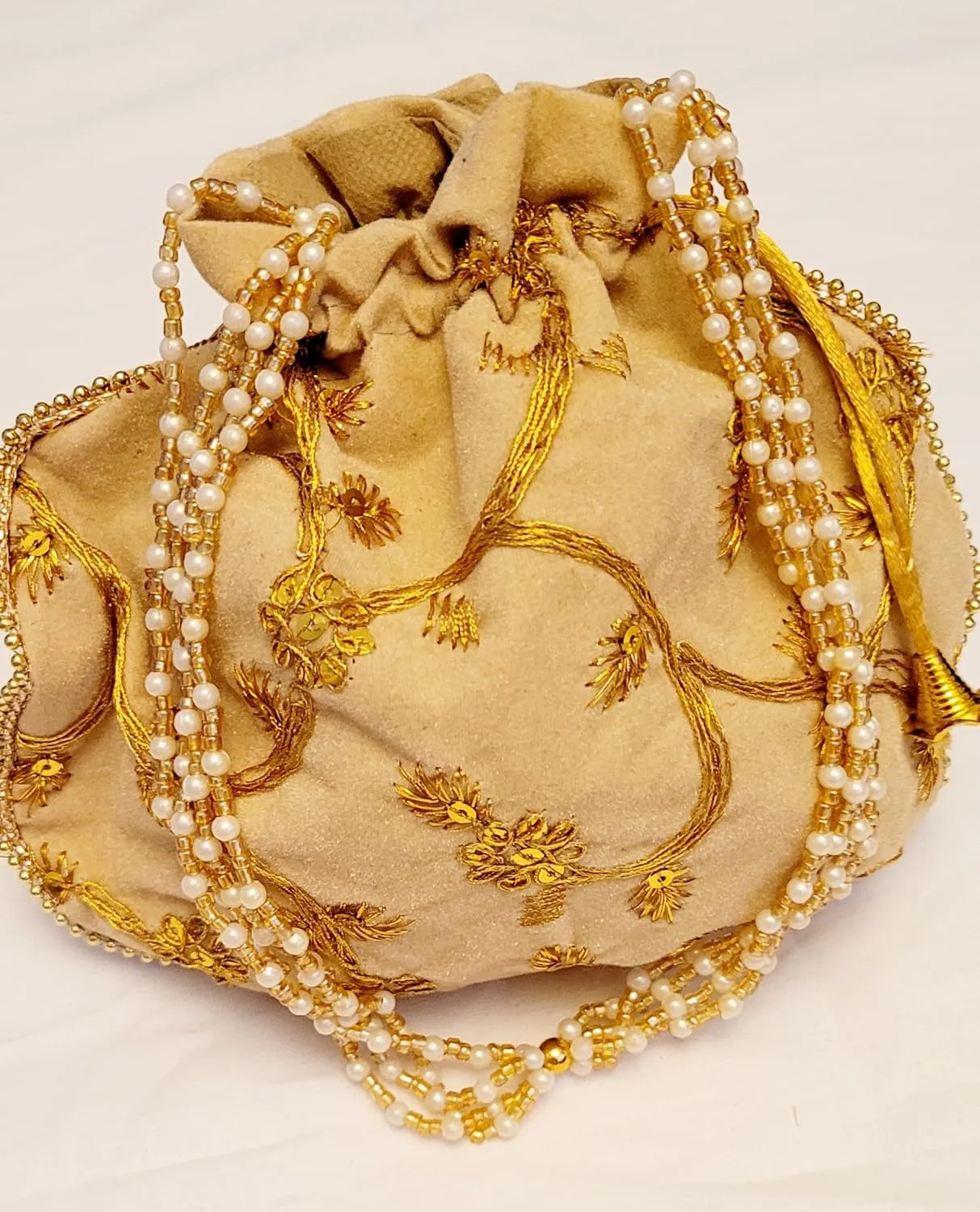 Handcrafted Women Potli Bag Purse Handbag Indian velvet Party Wedding Clutch Bag Traditional Return gift