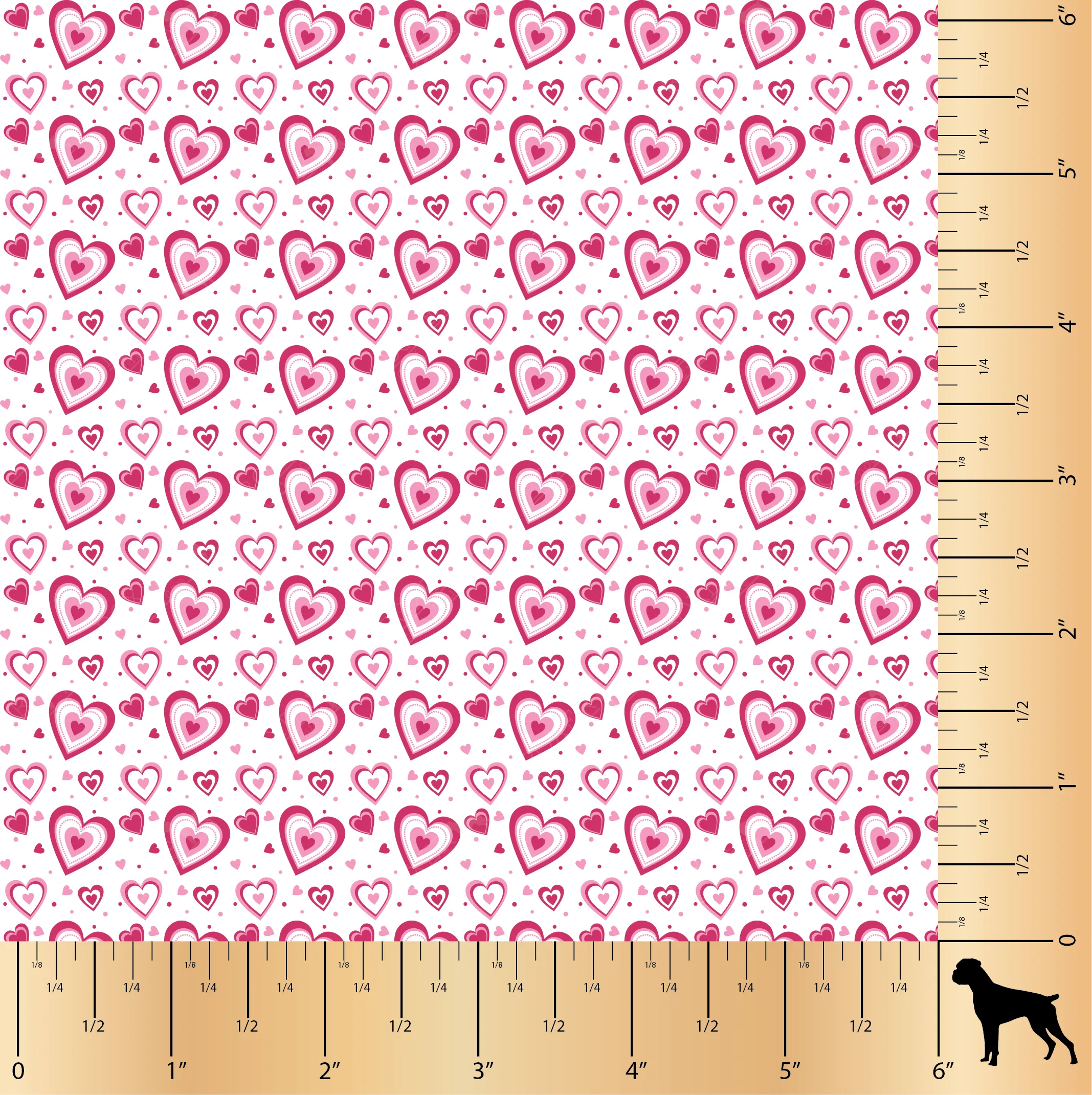 Hearts - Pink and Red