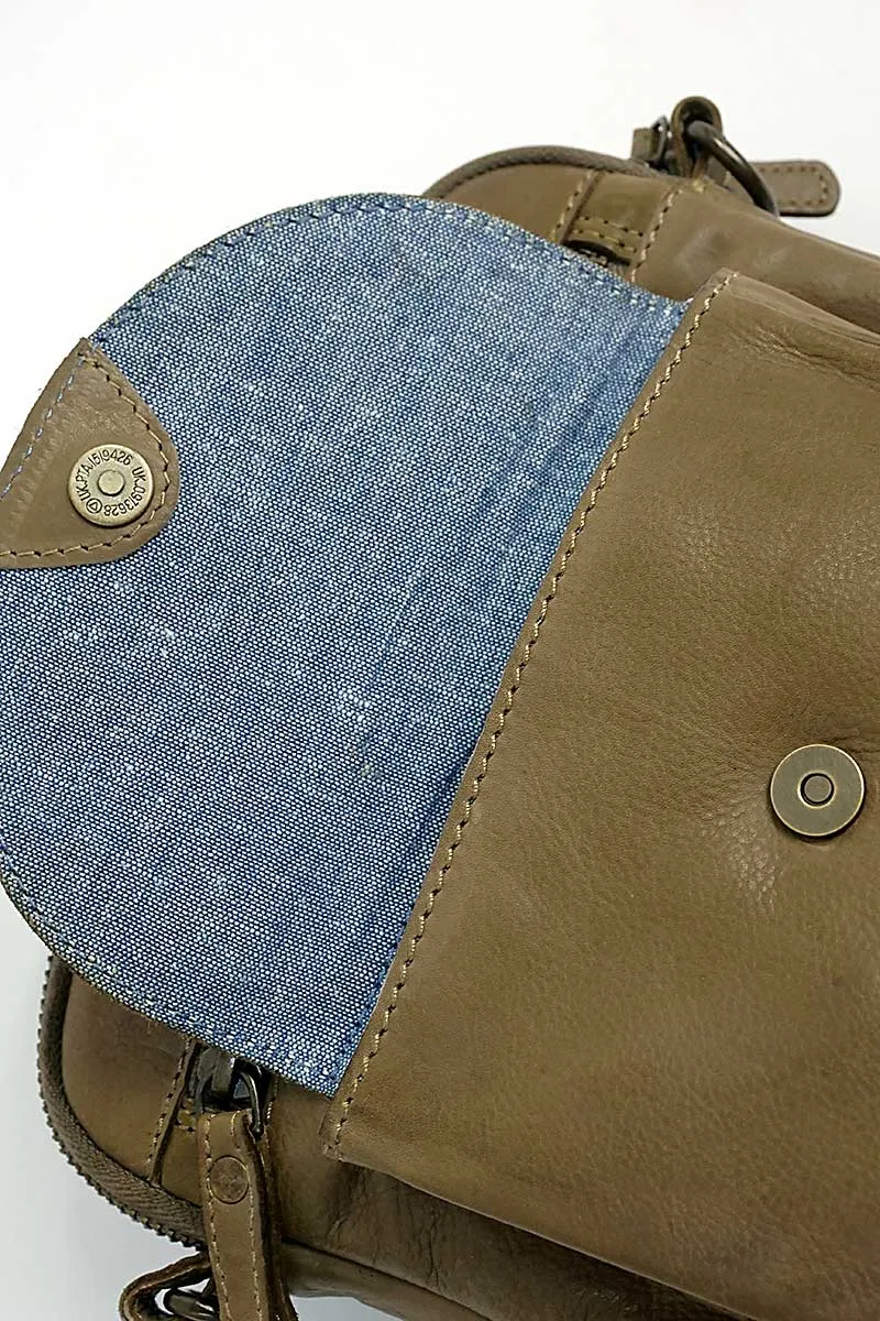 Helen Cross Body Bag in Latte by Rugged Hide