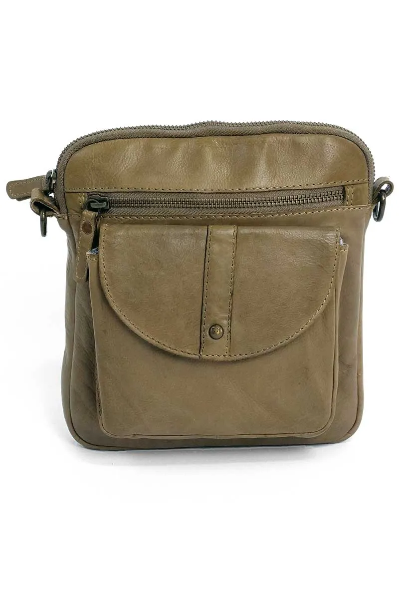 Helen Cross Body Bag in Latte by Rugged Hide