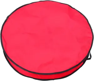 Hemoton 1PC Wreath Storage Bag Oxford Xmas Bags Xmas Large Wreath Container Round Wreath Bag Plastic Storage containers for Clothes Portable Bag Oxford Cloth Artificial Travel Zipper Bag