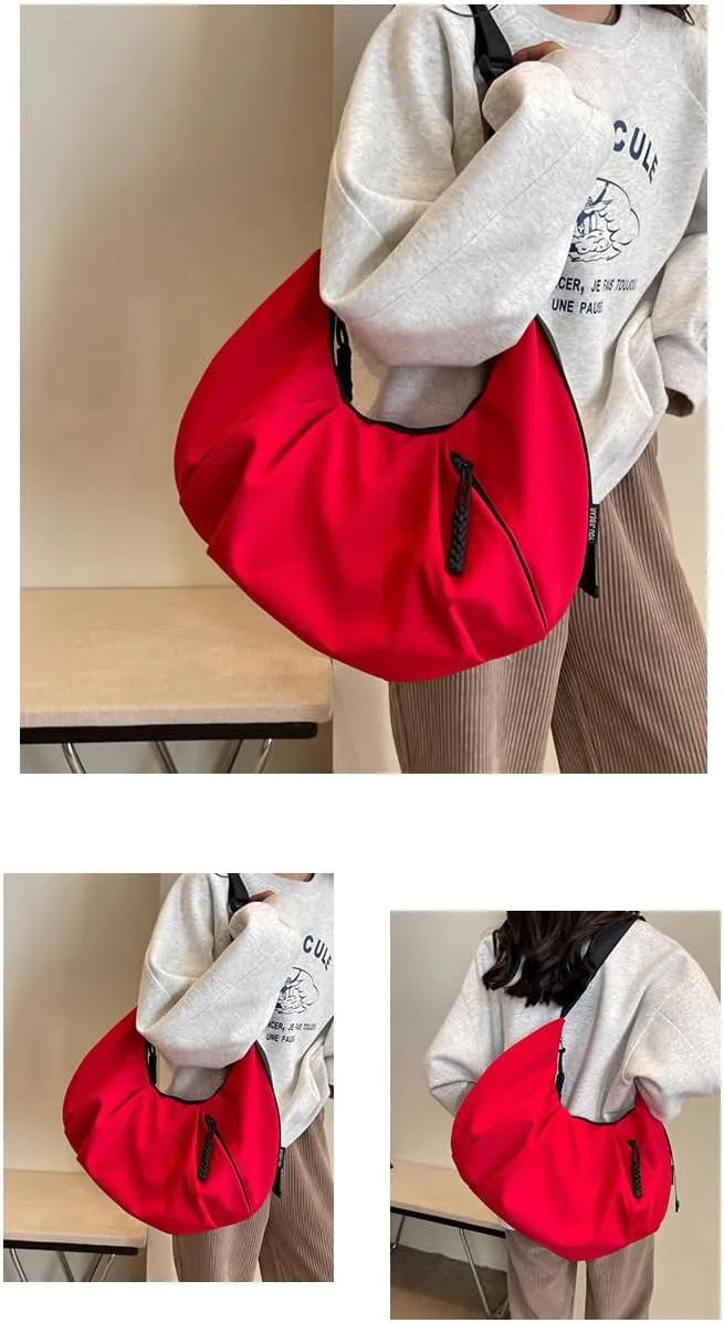 Hobo Crossbody Bag for Women, Work Tote Bags Large Capacity, Womens Shoulder Handbags, Small Gym Bags