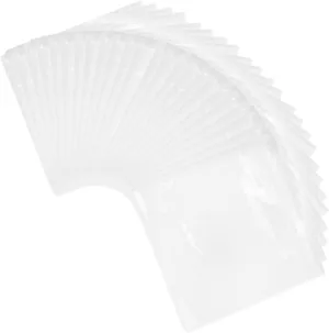 Homoyoyo 100pcs Self-seal Sealing Bags Pvc Jewelry Storage Pouches Zipper Anti-tarnish