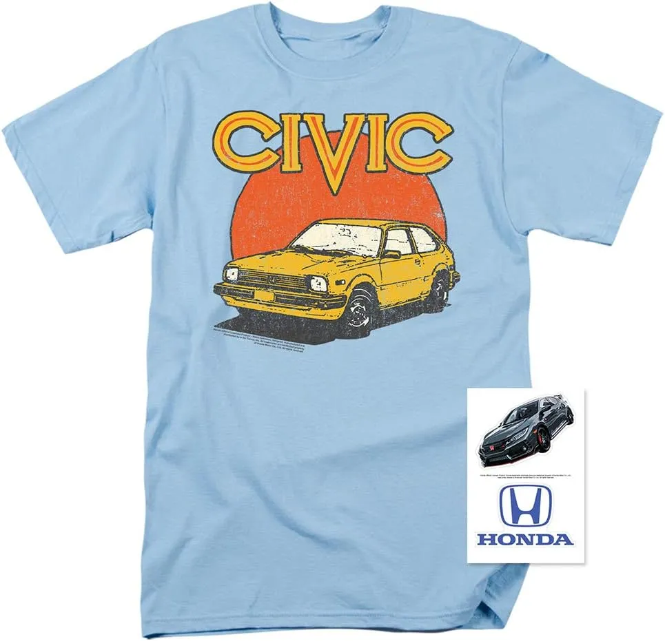 Honda Vintage Distressed Civic T Shirt