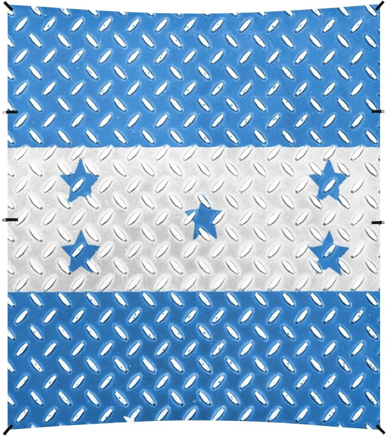 Honduras Flag Honduran National Blue Beach Cabana UPF50  Lightweight Portable Sun Shelter with Sand Shovel for Camping, Picnics, Backyard & Fishing