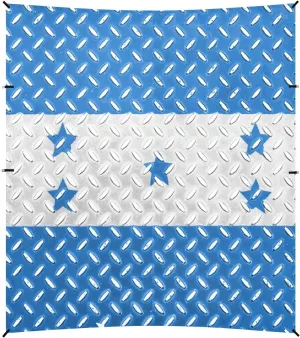 Honduras Flag Honduran National Blue Beach Cabana UPF50  Lightweight Portable Sun Shelter with Sand Shovel for Camping, Picnics, Backyard & Fishing