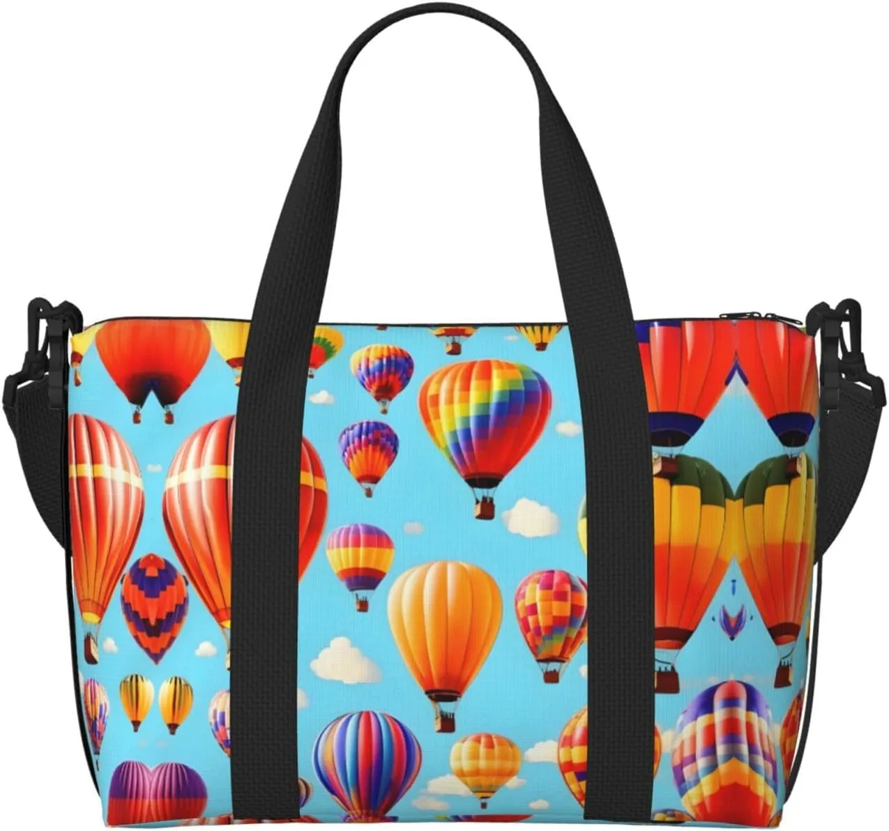 Hot Air Balloons Duffel Bags for Traveling - Lightweight Personal Item Travel Bags for Women, Gym Bags for Men
