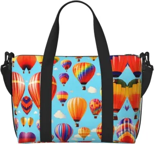 Hot Air Balloons Duffel Bags for Traveling - Lightweight Personal Item Travel Bags for Women, Gym Bags for Men