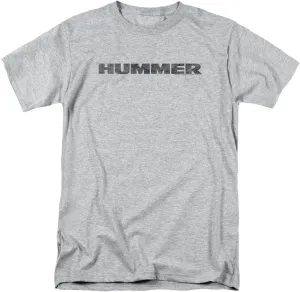 Hummer Distressed Hummer Logo Mens Short Sleeve Shirt