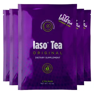 Iaso Instant Tea (Original) - TLC Cleansing Tea & Refreshing Drink Formula for Balanced Lifestyle - 10 Convenient Sachets (5 Packs)