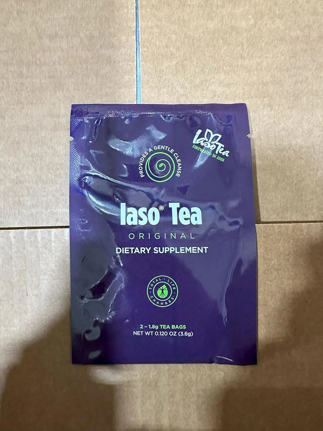 Iaso Instant Tea (Original) - TLC Cleansing Tea & Refreshing Drink Formula for Balanced Lifestyle - 10 Convenient Sachets (5 Packs)